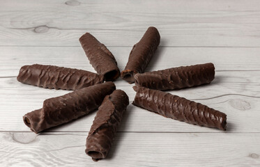 typical chocolate roll of the basque country