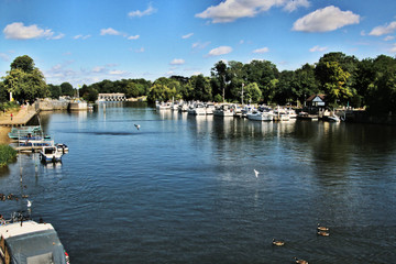 Fototapeta na wymiar The River Thames at Richmond
