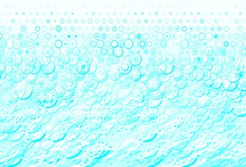 Light Blue, Green vector backdrop with dots, lines.