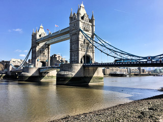 Naklejka na ściany i meble A view of Tower Bridge in London