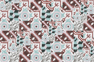 Abstract Creative ethnic style seamless pattern modern abstract seamless geometric pattern