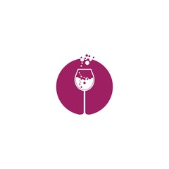 Wine Logo Template vector illustrtion