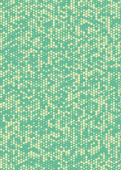 Abstract Color Halftone Dots generative art background illustration