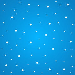 Winter snow background vector illustration. Blue Christmas snowflakes background.