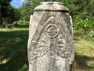 ancient stone statue