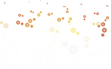 Light Orange vector backdrop with dots.