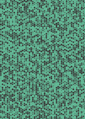 Abstract Color Halftone Dots generative art background illustration