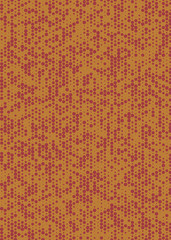 Abstract Color Halftone Dots generative art background illustration