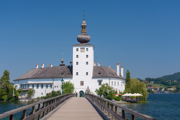 Schloss Ort am Traunsee bei Gmunden in Österreich