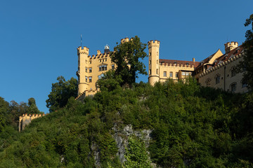 Fototapeta na wymiar Schloss Hohenschwangau bei Füssen, Allgäu