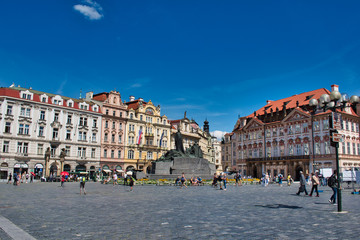 Fototapeta na wymiar Platz in Prag