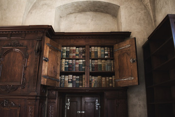 Buchsammlung im Schloss