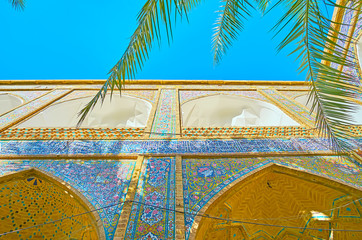 The arched niches of Madraseh-ye Khan, Shiraz, Iran