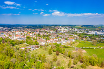 Donaueschingen aus der Luft