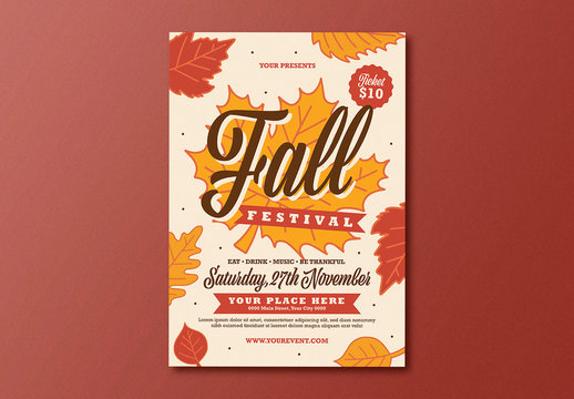 Fall Festival Flyer Layout