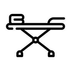 board for ironing line icon vector illustration
