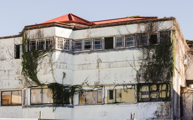 An old abandoned building exterior, Brisbane, Australia