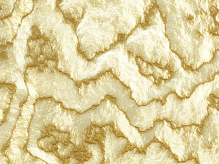 3D rendering abstract gold background