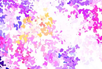 Light Blue, Red vector texture with abstract forms.