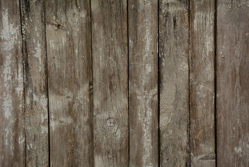 Old vertical boards with nails.