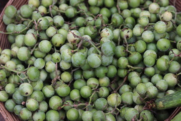 green olives in the market