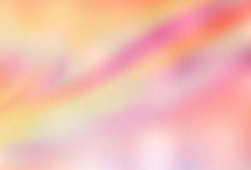 Light Orange vector blurred shine abstract background.