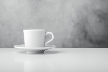 espresso coffee cup on a table