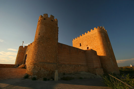 Castillo de Jumilla.  Regi&oacute;n de Murcia, Espa&ntilde;a.