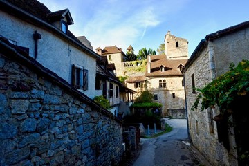 The small village of Saint-Cirq Lapopie.
