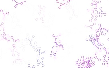 Light Blue, Red vector texture with artificial intelligence concept.