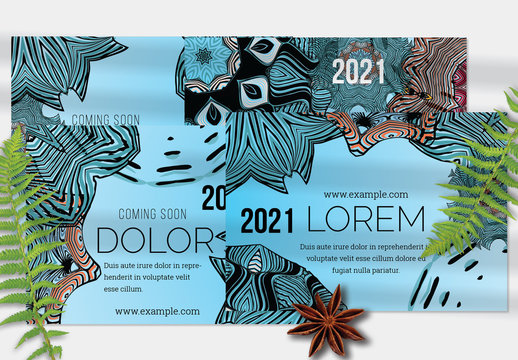 Mandala Lace Flower Flyer Layout