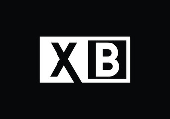 Initial Monogram Letter X B Logo Design Vector Template. Graphic Alphabet Symbol for Corporate Business Identity