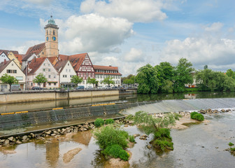 Fototapeta na wymiar Nürtlingen Bbaden-Württemberg Deutschland,