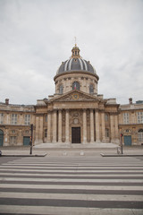 Fototapeta na wymiar The Institute of France in Paris, France.