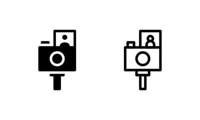 Camera Influence, Celebrity Icon, Logo, Vector
