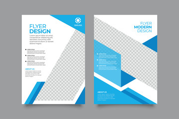 Corporate business annual report brochure flyer design. Leaflet cover presentation. Flier with Abstract geometric background. Modern publication poster magazine, template A4 flyer