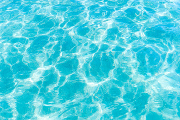 Blue fresh water texture for nature background