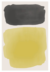 Trendy abstract creative minimalist artistic hand painted composition