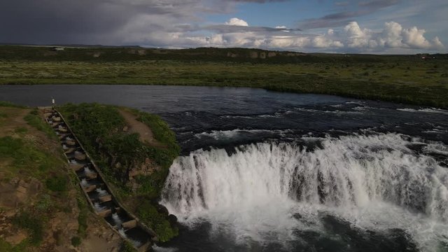 Faxifoss waterfall in Iceland