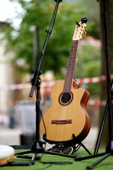 Guitare acoustique scène concert
