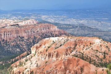 View across canyon