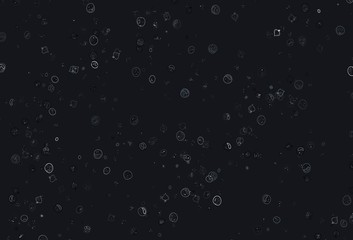 Light Gray vector template with organic meal.