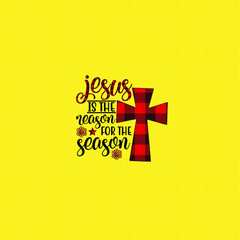 Obraz premium Jesus is the Reason for the Season