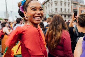 Candid Smiling Woman Portrait