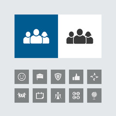 Creative Team Icon with Bonus Icons.