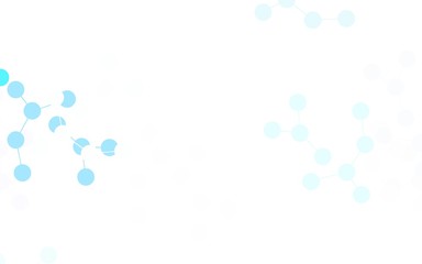 Light Multicolor vector template with artificial intelligence structure.