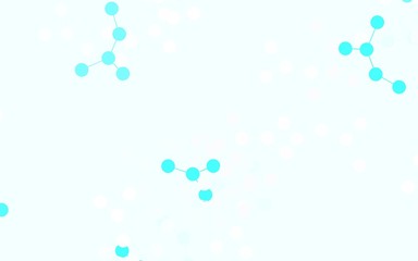 Light Green vector texture with artificial intelligence concept.