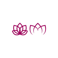 Lotus flower icon symbol vector illustration
