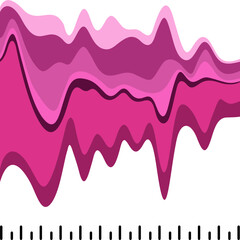 Fototapeta premium Stream graph