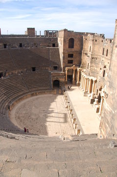 The theatre of Bosra in Syria
